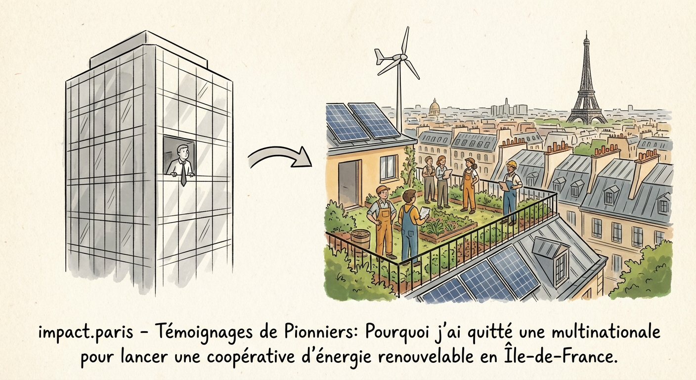 Pourquoi j'ai quitté une multinationale pour lancer une coopérative d'énergie renouvelable en Île-de-France - Illustration 1