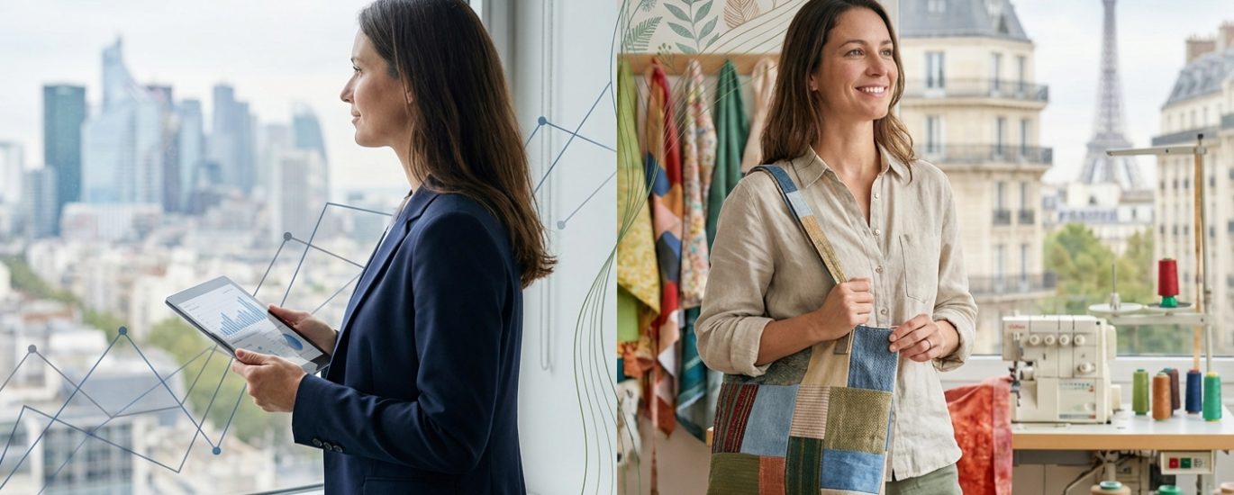 De consultante en finance à fondatrice d'une startup d'upcycling textile : mon parcours de reconversion