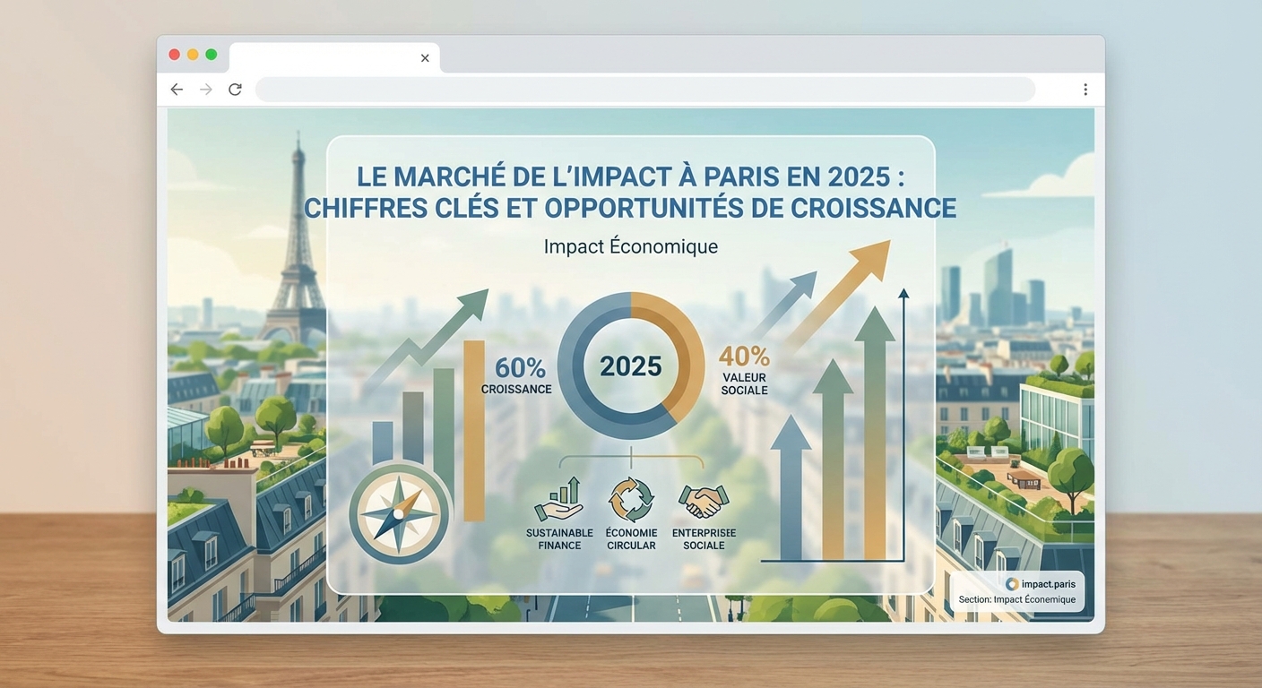 Le marché de l'impact à Paris en 2025 : chiffres clés et opportunités de croissance - Illustration 1