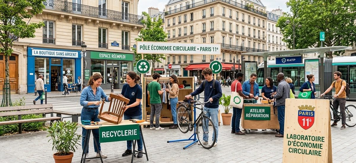 Comment le 11ème arrondissement devient un laboratoire de l'économie circulaire