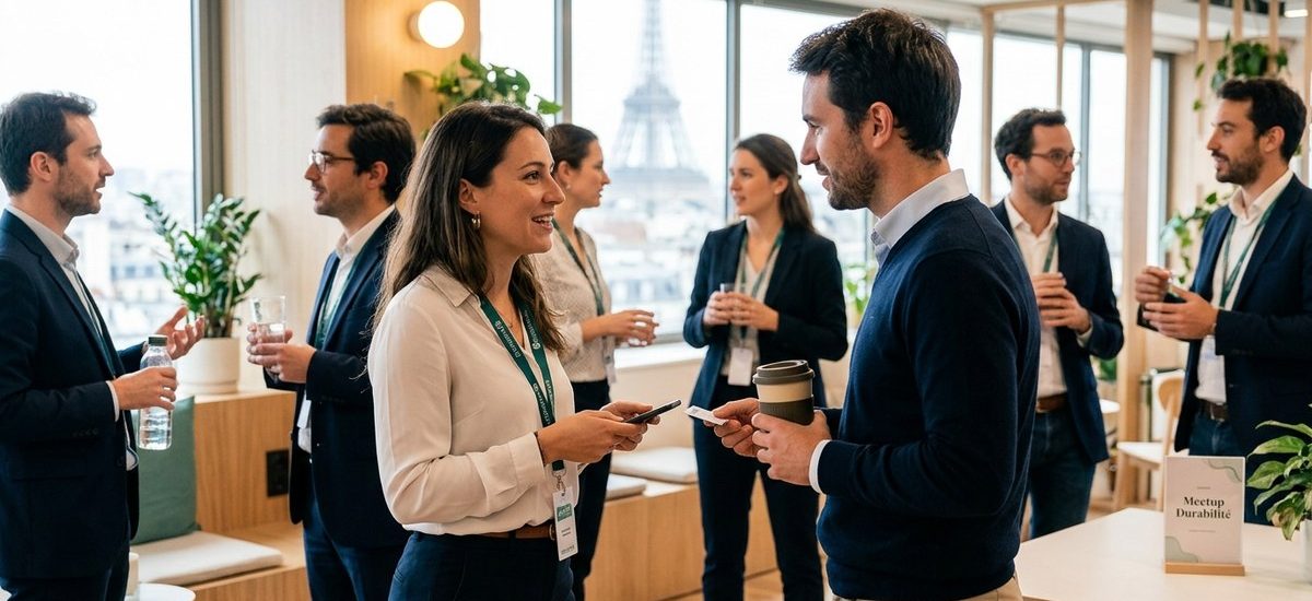 Comment maximiser votre réseau lors des meetups durabilité à Paris