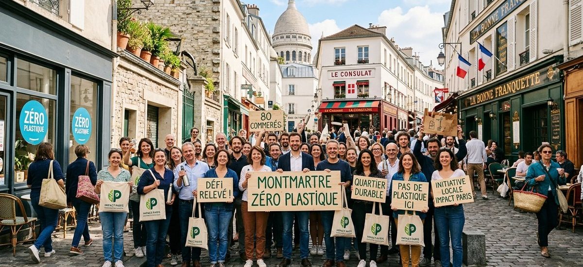 Montmartre zéro plastique : le défi relevé par 80 commerçants du quartier