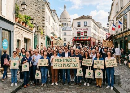 Montmartre zéro plastique : le défi relevé par 80 commerçants du quartier
