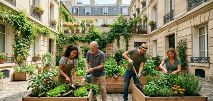 Comment lancer un potager collectif dans votre cour d'immeuble à Paris