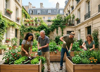 Comment lancer un potager collectif dans votre cour d'immeuble à Paris
