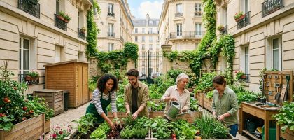 Comment lancer un potager collectif dans votre cour d'immeuble à Paris