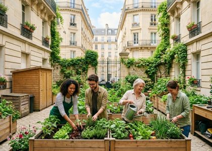 Comment lancer un potager collectif dans votre cour d'immeuble à Paris