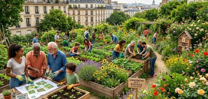 Les 3 étapes clés pour créer un réseau de jardins partagés et booster la biodiversité à Paris
