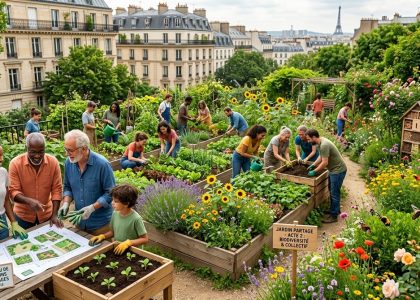 Les 3 étapes clés pour créer un réseau de jardins partagés et booster la biodiversité à Paris
