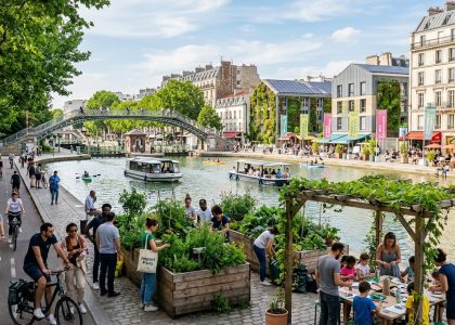 Réinventer le Canal Saint-Martin avec des projets durables et communautaires