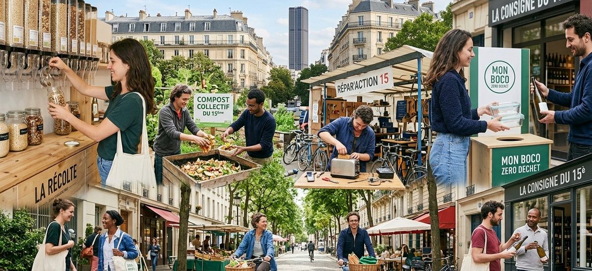 5 initiatives zéro déchet qui fleurissent dans le 15ème arrondissement