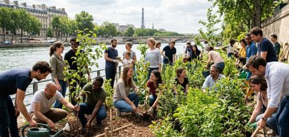 Comment un projet de micro-forêt en bord de Seine a fédéré tout un quartier