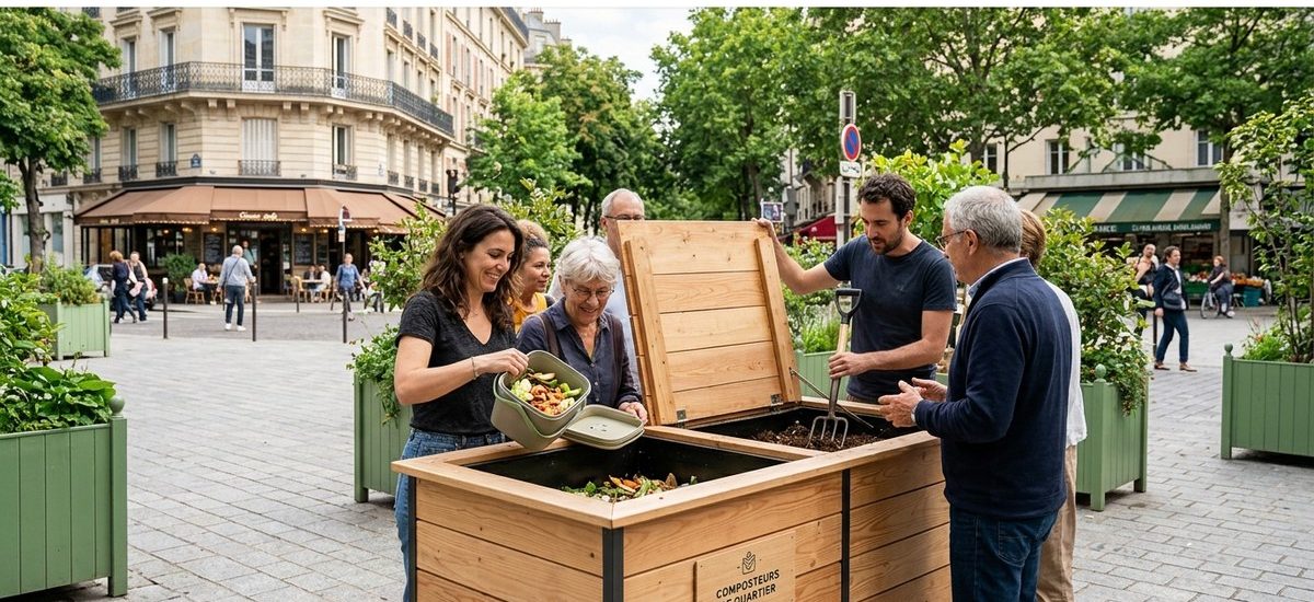 Le 12ème arrondissement lance son réseau de composteurs de quartier en 2026