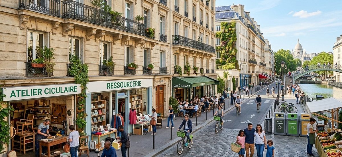 Comment l'impact économique des quartiers parisiens se transforme grâce à l'économie circulaire