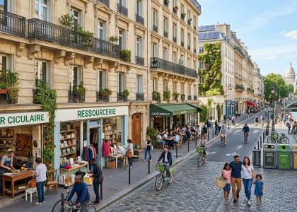Comment l'impact économique des quartiers parisiens se transforme grâce à l'économie circulaire