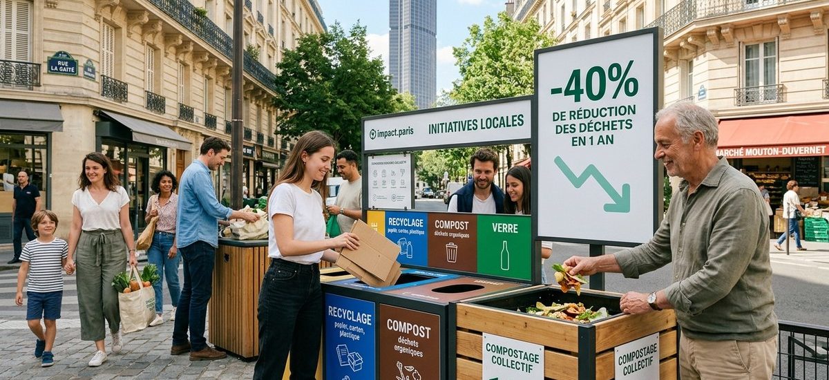 Comment les résidents du 14ème arrondissement ont réduit leurs déchets de 40% en un an