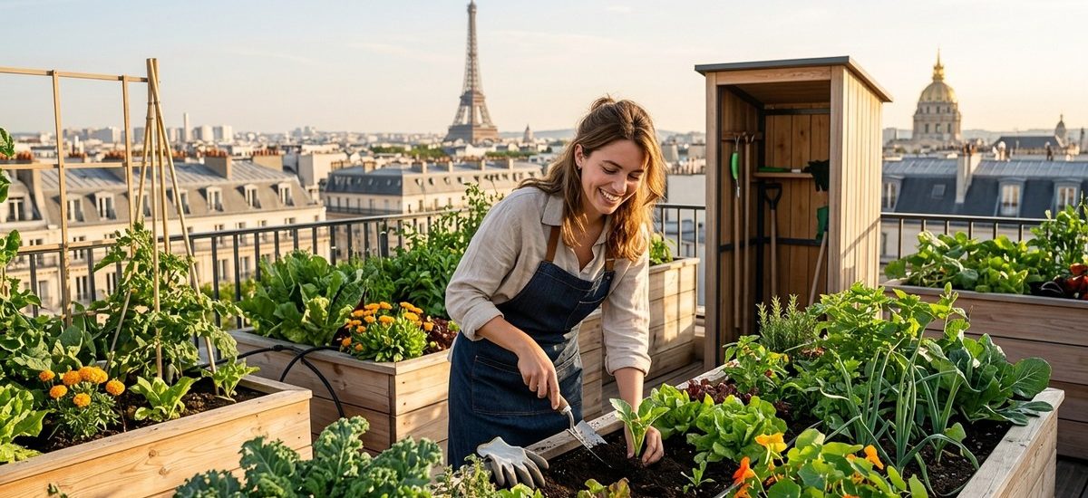 Pourquoi j'ai troqué mon poste de chef de projet marketing contre une ferme urbaine en rooftop parisien